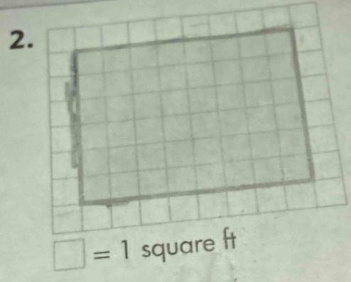 □ =1 square ft