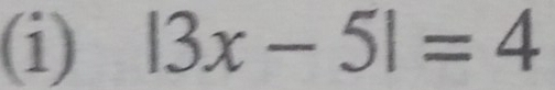 |3x-5|=4