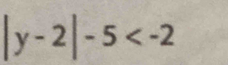 |y-2|-5