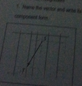 Hame the vector and wirite its component for T [Math]