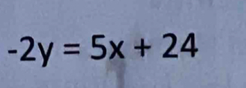 -2y=5x+24