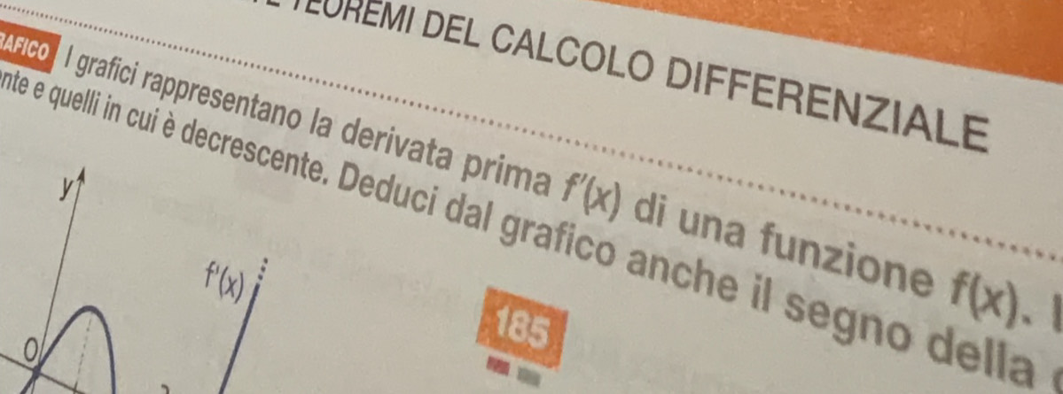 Risolto:EOREMI DEL CALCOLO DIFFERENZIALE aco 1 grafici rappresentano la ...