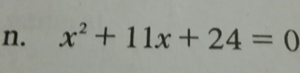 x^2+11x+24=0