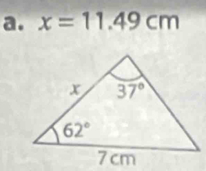 x=11.49cm