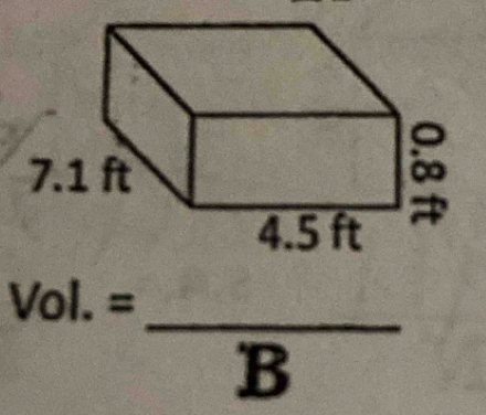 Vol.= _
overline B