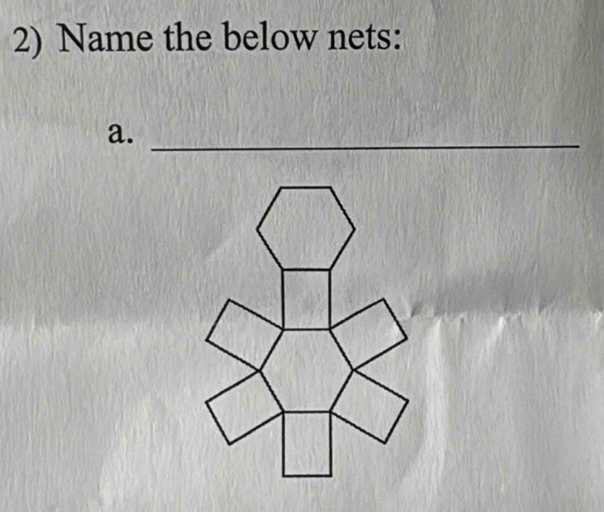 Name the below nets: 
a._