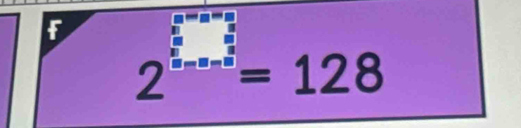 2^(frac n-m)5=128