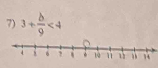 3+ b/9 <4</tex>