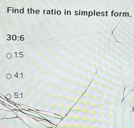 Find the ratio in simplest form.