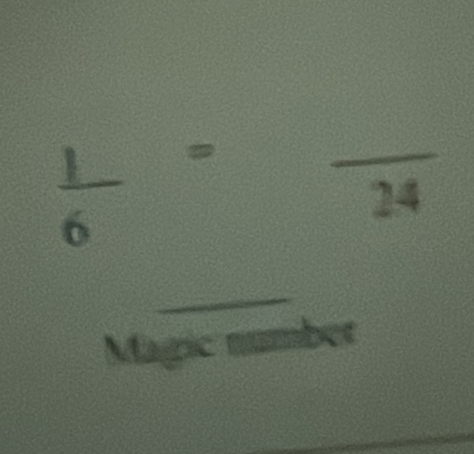  1/6 =frac 24
_ 
3x^32 □ 