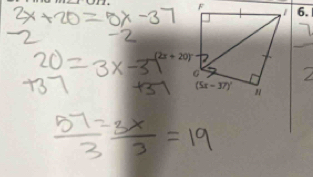 1
(2x+20)^circ 
(5x-37)^circ 
"