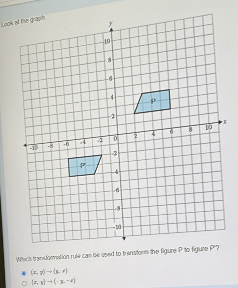 (x,y)to (y,x)
(x,y)to (-y,-z)