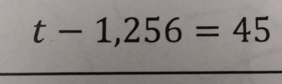 t-1,256=45