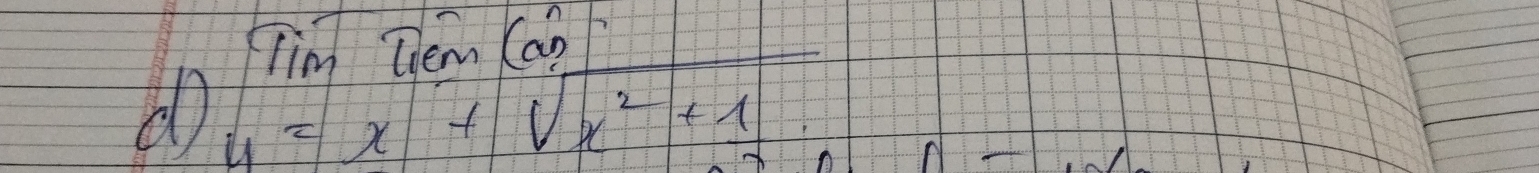 Tim Them (an 
d u=x+sqrt(x^2+1)