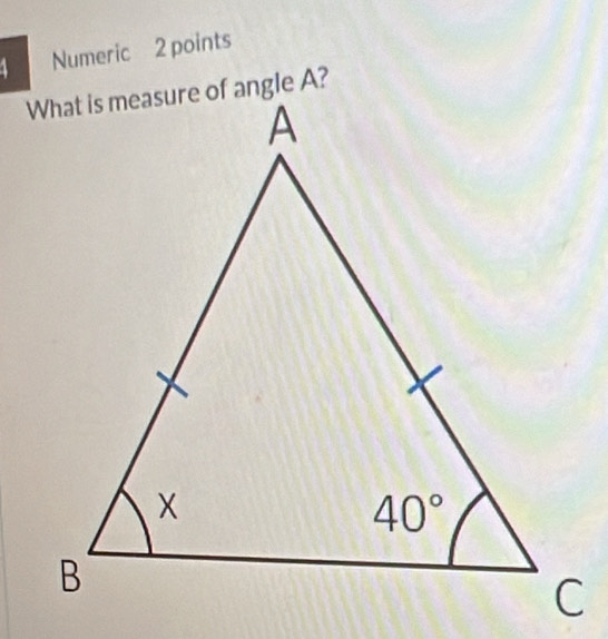 Numeric 2 points