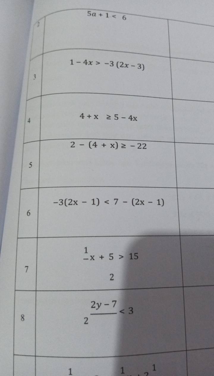5a+1<6</tex>
1
1 1