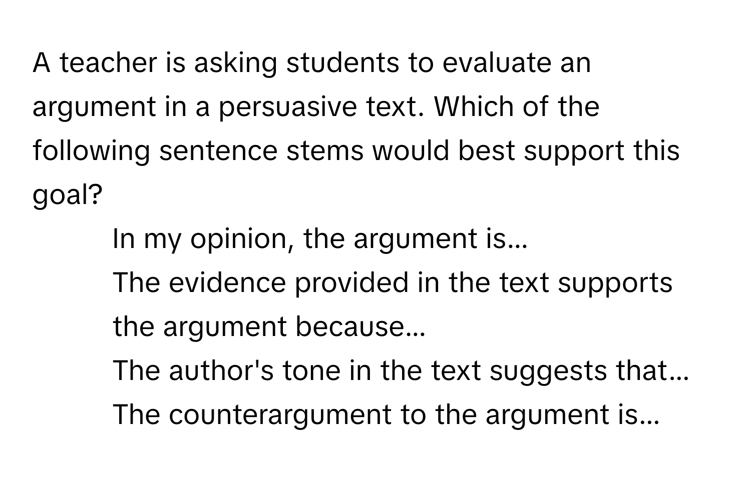 Boost Opinion Writing with Sentence Starters, image size:1500x1008