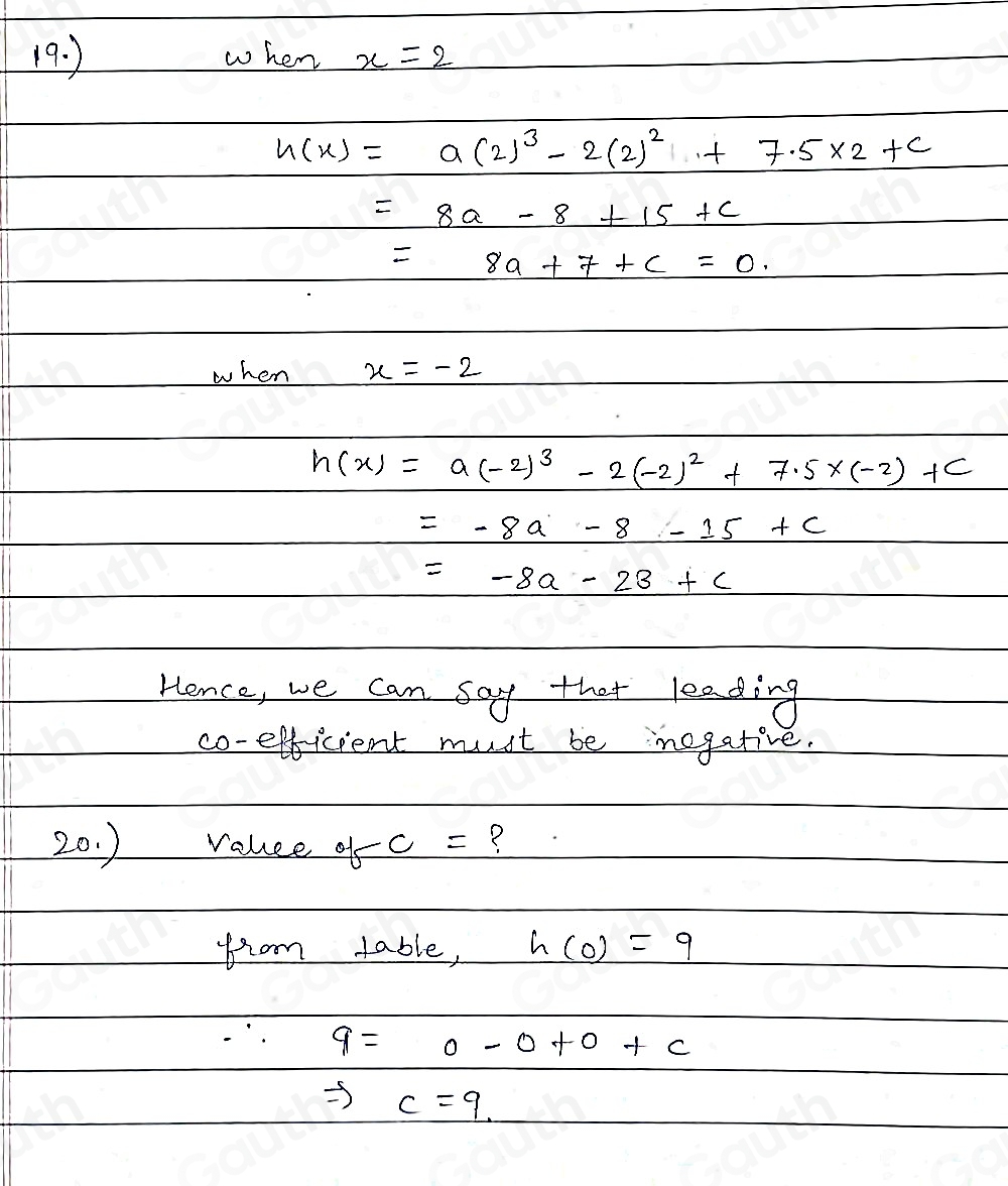 solved-problem-19-24-the-table-below-shows-function-values-of-h-x