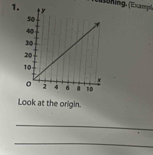 Casoning, (Example 
1. 
Look at the origin. 
_ 
_