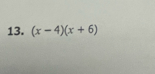 (x-4)(x+6)