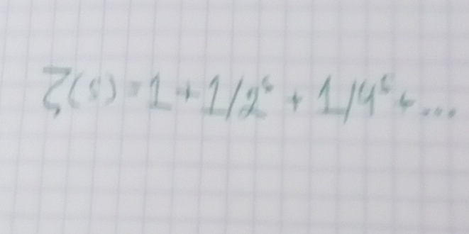 Z(s)=1+1/2^6+1/4^5+·s