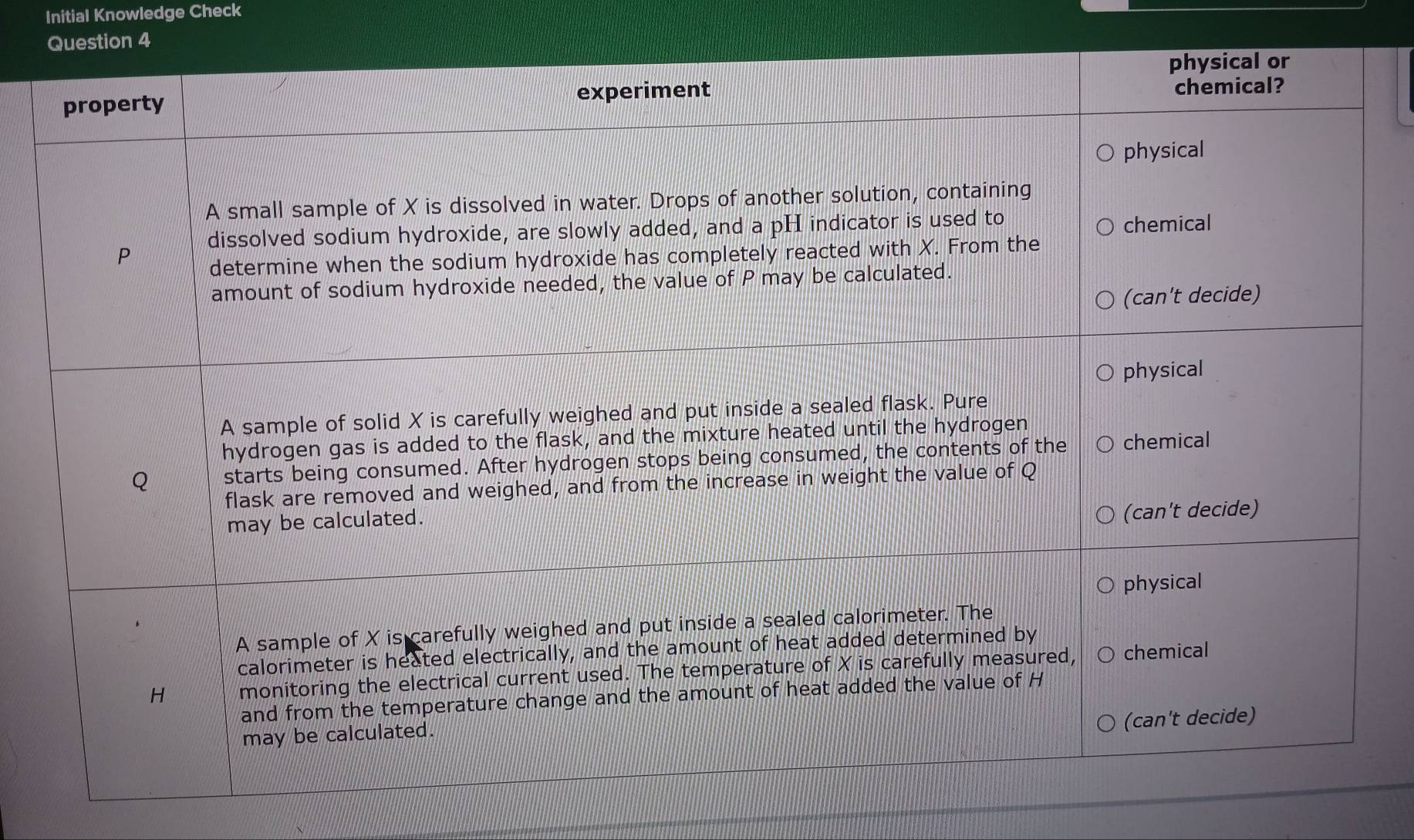 Solved: Initial Knowledge Check uestion 4 [Others]