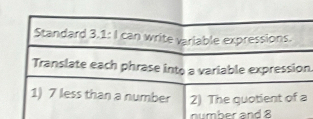 number and 8