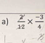  2/12 *  (-3)/4 