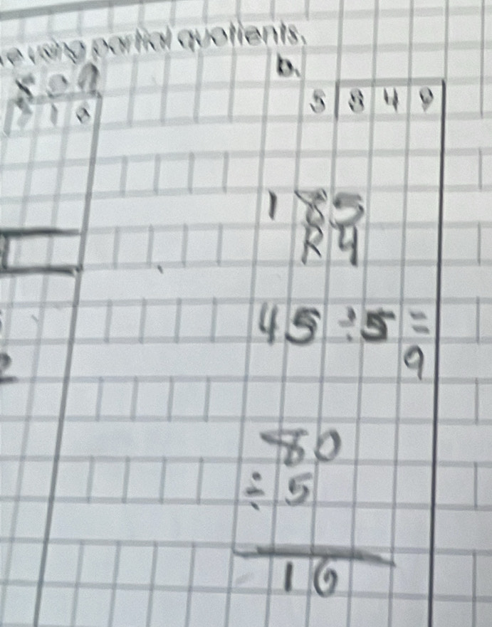 1 8· 
Rq
45/ 5=
2 
9
beginarrayr 80 / 5 hline 16endarray