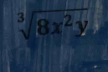 sqrt[3](8x^2y)