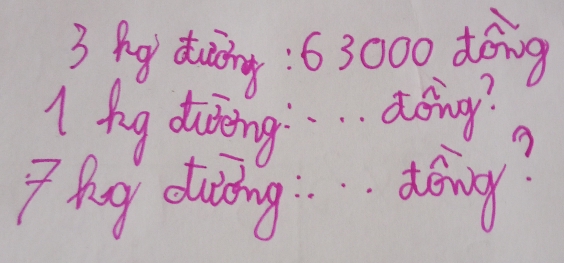 Aug duing : 6 3000 dōng 
1 hg dieng . . . aoing?
7 fug diting. . . . owny?