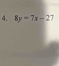 8y=7x-27