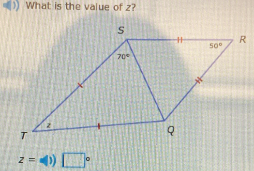 What is the value of z?
z=w()) □°