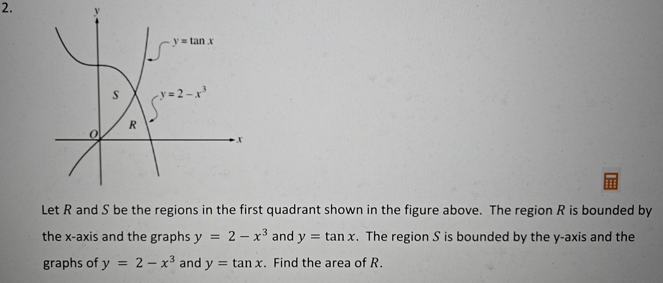 Solved: Let R and S be the regions in the first quadrant shown in the ...