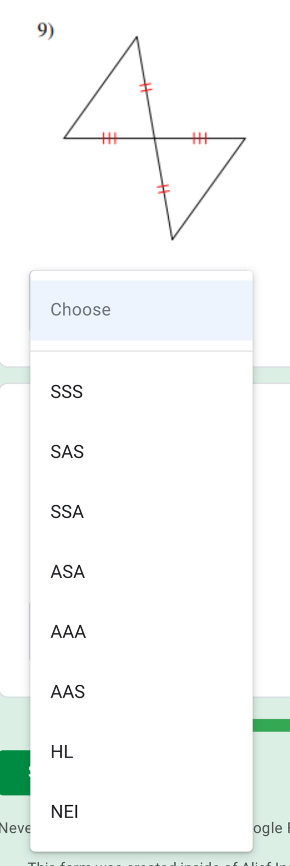 Choose
SSS
SAS
SSA
ASA
AAA
AAS
HL
NEI
Neve ogle I