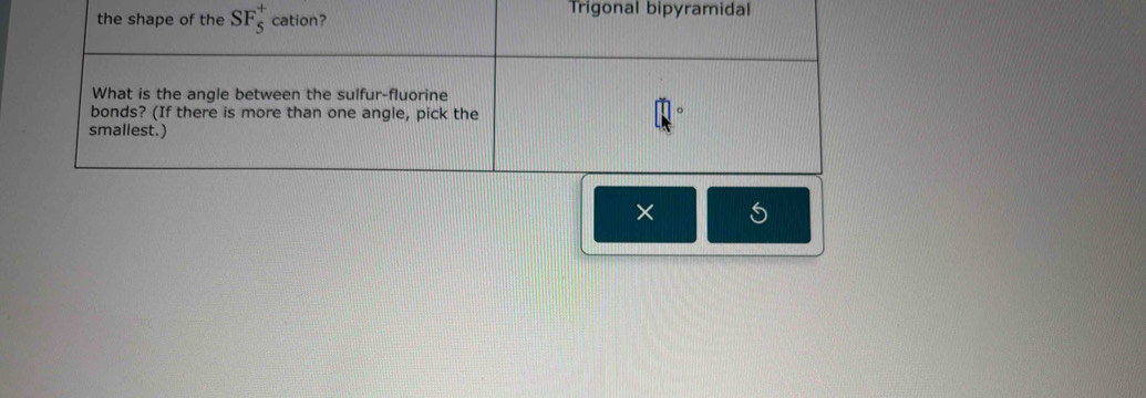 Trigonal bipyramidal
×