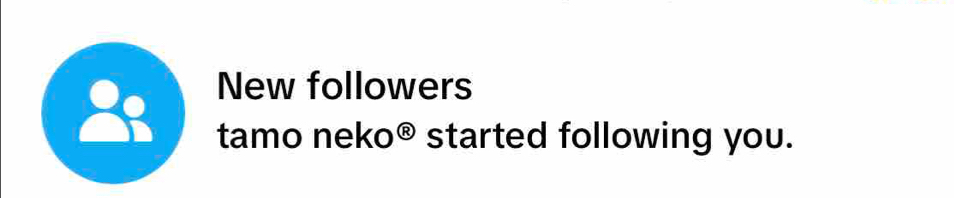 New followers 
tamo nel KO^(overline R) started following you.