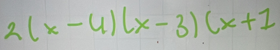 2(x-4)(x-3)(x+1