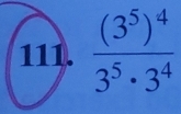 frac (3^5)^43^5· 3^4