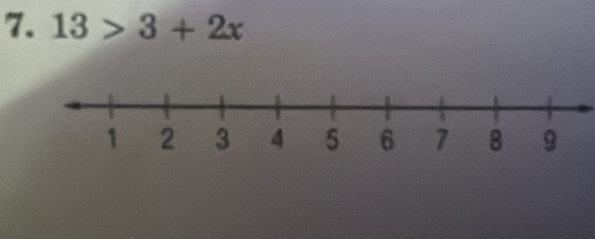 13>3+2x