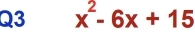 x^2-6x+15