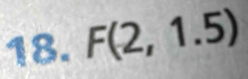 F(2,1.5)