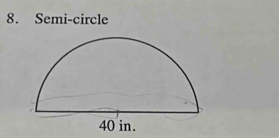 Semi-circle