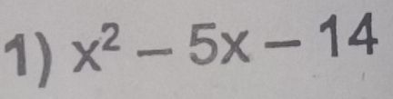 x^2-5x-14