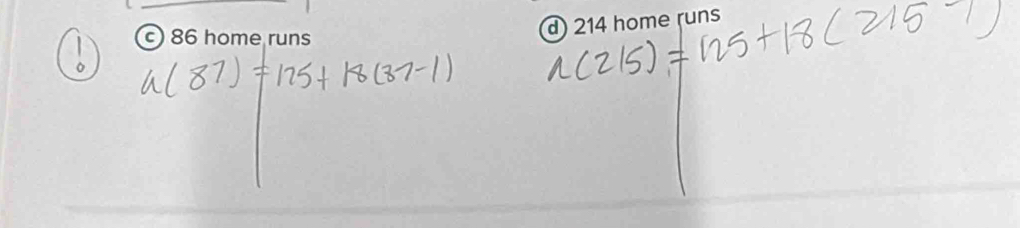 a(87)!= 175+18(87-1) n(215)=125+18(215-1)