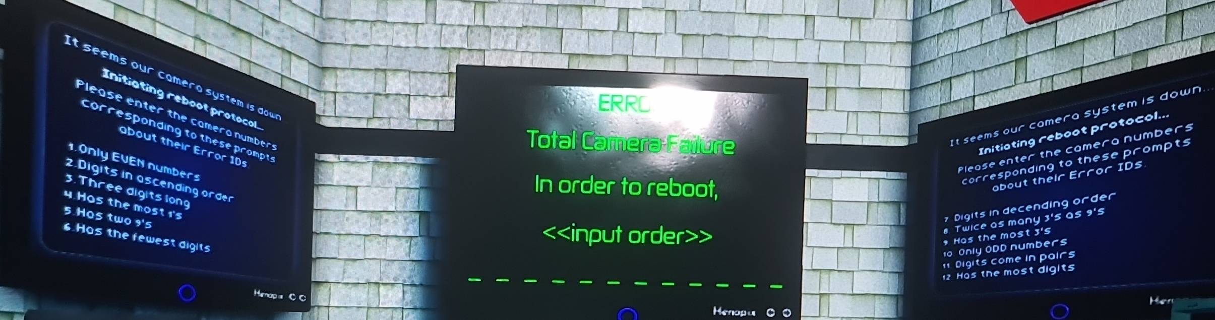 Solved: It seems our camero system is down ERRL Initiating reboot ...