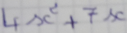 4x^2+7x