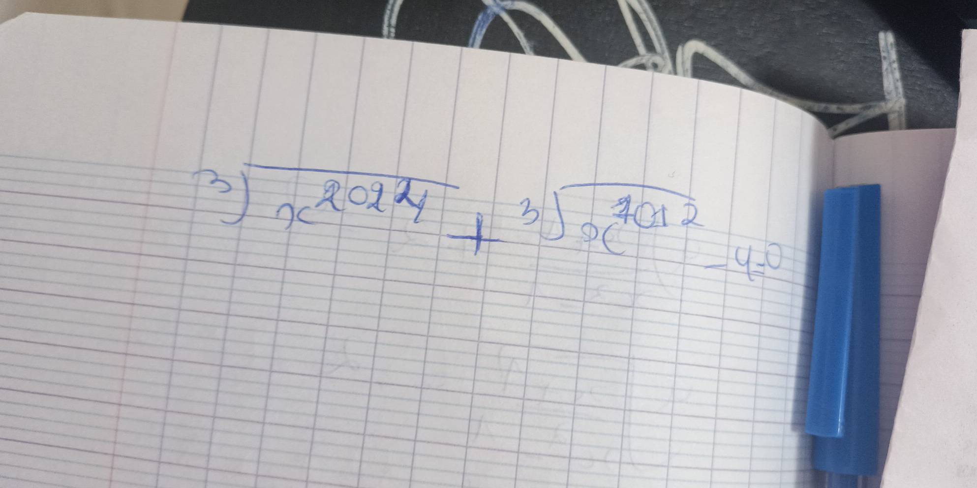 sqrt[3](x^(2024))+sqrt[3](x^(4012)-4=0)