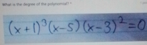 (x+1)^3(x-5)(x-3)^2=0