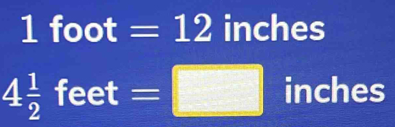 1 foot =12 inches
4 1/2  feet=□ inches
∴ △ AD_180°180°180°